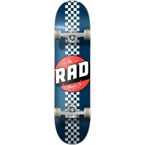 RAD Skateboards RAD Checker Stripe Skateboard - Navy - 7.75" - Skateboard RAD Skateboards RAD Checker Stripe Skateboard - Navy - 7.75" - Skateboard