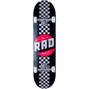 RAD Skateboards RAD Checker Stripe Skateboard - Schwarz - Skateboard RAD Skateboards RAD Checker Stripe Skateboard - Schwarz - Skateboard