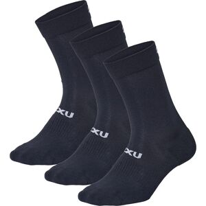 2XU Træningssokker 3-pack - Fugttransporterende, Polstret 2XU Træningssokker 3-pack - Fugttransporterende, Polstret