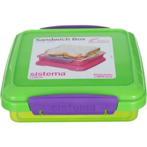 Sistema 31646 Food Storage Container - Blue - Square 0.45L Sistema 31646 Food Storage Container - Blue - Square 0.45L