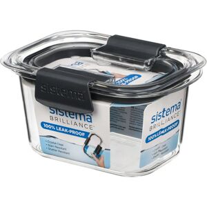 Sistema 55105 Food Storage Container - Rectangular, 0.38L, Black & Transparent Sistema 55105 Food Storage Container - Rectangular, 0.38L, Black & Transparent