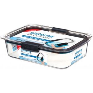 Contenedor de almacenamiento de alimentos Sistema 55115 - Caja rectangular 2L - Negro, Transparente Contenedor de almacenamiento de alimentos Sistema 55115 - Caja rectangular 2L - Negro, Transparente
