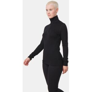 Icebreaker Womens 260 Tech LS HZ Pullover - Black - Long Sleeve Merino Base Layer Icebreaker Womens 260 Tech LS HZ Pullover - Black - Long Sleeve Merino Base Layer