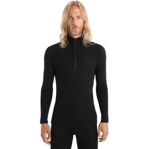 Icebreaker Merino 175 Long Sleeve Half Zip Thermal Top - Black Icebreaker Merino 175 Long Sleeve Half Zip Thermal Top - Black