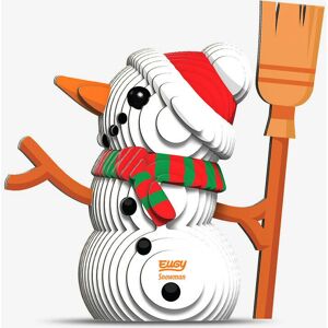 Kit de Modelo EUGY Boneco de Neve - Decoração de Natal em Cartão Kit de Modelo EUGY Boneco de Neve - Decoração de Natal em Cartão