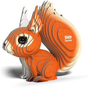 EUGY 3D Eichhörnchen Pappmodell - Bastelset ab 6+ EUGY 3D Eichhörnchen Pappmodell - Bastelset ab 6+