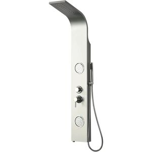 Colonna Doccia A-51 - Alluminio Satinato Sistema Idromassaggio Colonna Doccia A-51 - Alluminio Satinato Sistema Idromassaggio