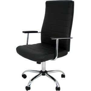 Chaise de Bureau Style Lara - Réglable, Pivotante, Simili Cuir - Publicité Chaise de Bureau Style Lara - Réglable, Pivotante, Simili Cuir - Publicité
