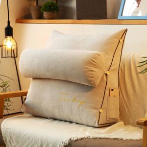 SRJ STAR - Wedge Sofa Bed Back Rest - Ivory - Pillow SRJ STAR - Wedge Sofa Bed Back Rest - Ivory - Pillow