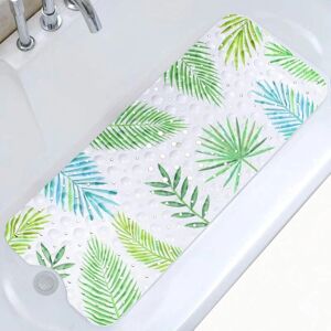 Csparkv - Hoja verde - Hoja verde - 100x40 cm - Bath Mat Csparkv - Hoja verde - Hoja verde - 100x40 cm - Bath Mat