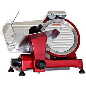 Kibernetik AM220R - Schwarz, Rot, Satinstahl - Elektrische Aufschnittmaschine Kibernetik AM220R - Schwarz, Rot, Satinstahl - Elektrische Aufschnittmaschine