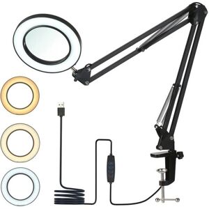 LG-EXPRO - Lampe de Bureau LED Clip 360° - 3000K-4000K-6000K - Noir - Publicité LG-EXPRO - Lampe de Bureau LED Clip 360° - 3000K-4000K-6000K - Noir - Publicité