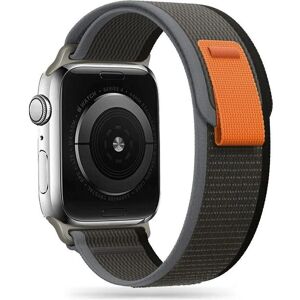 Bracelet en nylon pour Apple Watch - Noir/Orange 42-49mm Bracelet en nylon pour Apple Watch - Noir/Orange 42-49mm