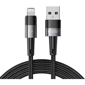 Lightning kabel UltraBoost od Tech-Protect 200cm - Šedá - Nabíjecí kabel Lightning kabel UltraBoost od Tech-Protect 200cm - Šedá - Nabíjecí kabel