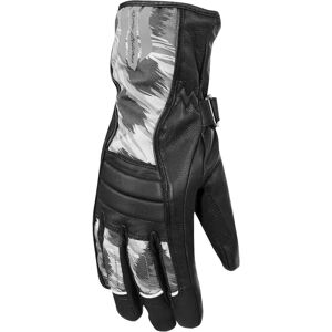 Guantes de moto impermeables para mujer Rusty Stitches Bianca - Negro Gris - M Guantes de moto impermeables para mujer Rusty Stitches Bianca - Negro Gris - M