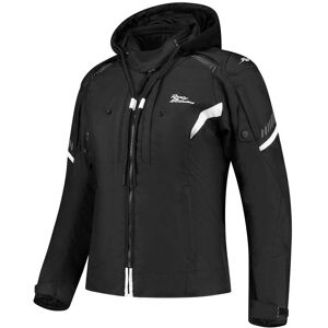 Veste Moto Rusty Stitches Taylor Noir-Blanc - Veste de Moto - Publicité Veste Moto Rusty Stitches Taylor Noir-Blanc - Veste de Moto - Publicité