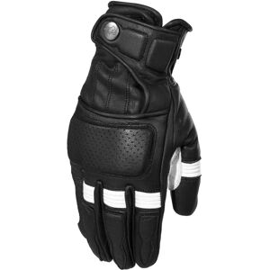 Guantes de moto Rusty Stitches Calvin - Negro Blanco - S Guantes de moto Rusty Stitches Calvin - Negro Blanco - S