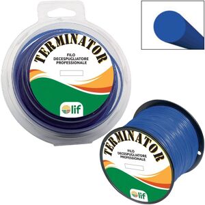 Fil nylon LIF Terminator - 3,3mm 160m - Rond Bleu - Publicité Fil nylon LIF Terminator - 3,3mm 160m - Rond Bleu - Publicité