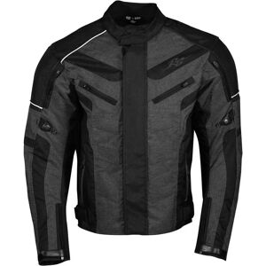 Rusty Stitches Romeo Giacca tessile moto - Nero Grigio - S Rusty Stitches Romeo Giacca tessile moto - Nero Grigio - S