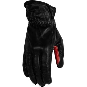 Guantes de motocicleta Rusty Stitches Johnny - Negro Rojo - 3XL Guantes de motocicleta Rusty Stitches Johnny - Negro Rojo - 3XL