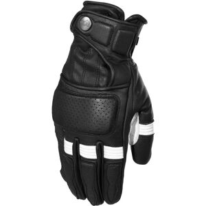 Guantes de moto Rusty Stitches Calvin - Negro Blanco - XL - Unisex Guantes de moto Rusty Stitches Calvin - Negro Blanco - XL - Unisex