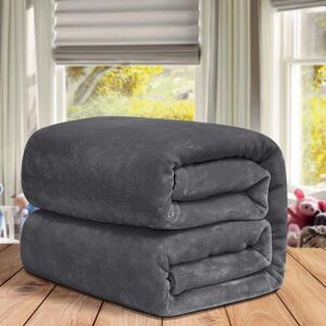 FeelGood Bedding LTD - DoubleGrey - Grey - Thick - Blanket FeelGood Bedding LTD - DoubleGrey - Grey - Thick - Blanket