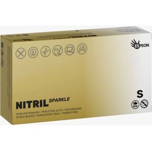 Espeon - Nitril Sparkle Pearlescent Gold - S - 2x50 - Γάντια Espeon - Nitril Sparkle Pearlescent Gold - S - 2x50 - Γάντια