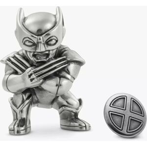 Royal Selangor - Wolverine Mini Figurine with X-Men Lapel Pin - Figurine and Pin Set Royal Selangor - Wolverine Mini Figurine with X-Men Lapel Pin - Figurine and Pin Set
