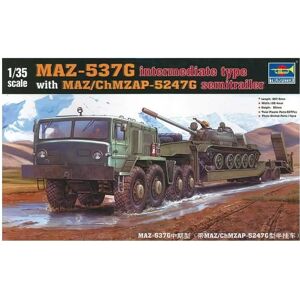 Trumpeter MAZ 537 Soviet Tank Transporter - Military Model Kit Trumpeter MAZ 537 Soviet Tank Transporter - Military Model Kit