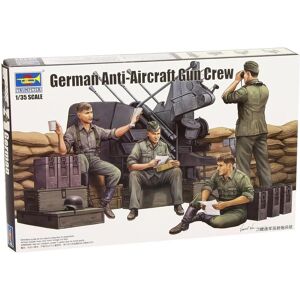 Trumpeter German Anti-Aircraft Gun Crew - Model figures - 1/35 scale Trumpeter German Anti-Aircraft Gun Crew - Model figures - 1/35 scale