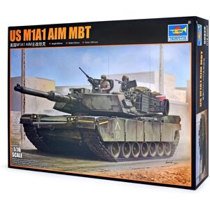 Kit de Modelo Militar US M1A1 AIM MBT - 1:16 - Trumpeter Kit de Modelo Militar US M1A1 AIM MBT - 1:16 - Trumpeter