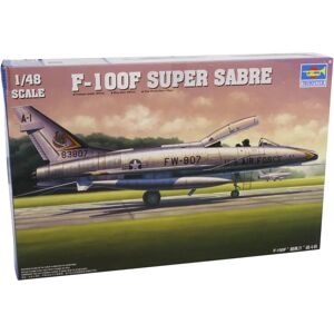 Trumpeter F-100F SUPER SABER 1:48 Airplane Model Kit Trumpeter F-100F SUPER SABER 1:48 Airplane Model Kit