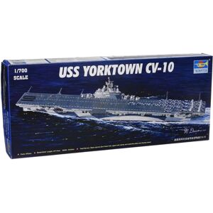 Trumpeter USS Yorktown CV-10 Aircraft Carrier Model Kit - Waterline & Sea Base Trumpeter USS Yorktown CV-10 Aircraft Carrier Model Kit - Waterline & Sea Base