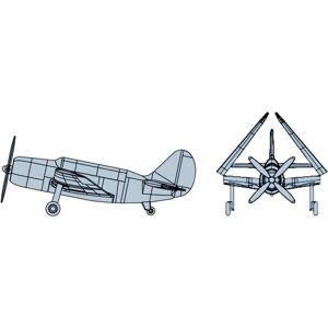 Kit de Modelo SB2C HELLDIVER - Escala 1:350 - Avión Kit de Modelo SB2C HELLDIVER - Escala 1:350 - Avión