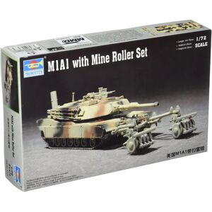 Kit Modèle Militaire M1A1 1/72 - Trumpeter avec Mine Roller Kit Modèle Militaire M1A1 1/72 - Trumpeter avec Mine Roller