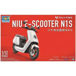 Maqueta NIU E-SCOOTER N1S Blanca - Escala 1:12 - Kit de moto Maqueta NIU E-SCOOTER N1S Blanca - Escala 1:12 - Kit de moto