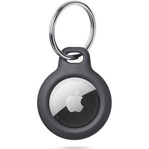 Haffner Porte-clé en silicone noir pour AirTag - Accessoire clé et téléphone Haffner Porte-clé en silicone noir pour AirTag - Accessoire clé et téléphone
