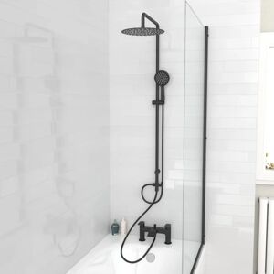 Willesden Bathrooms Model - Matte Black Shower Bath Mixer Tap - Shower Kit Willesden Bathrooms Model - Matte Black Shower Bath Mixer Tap - Shower Kit