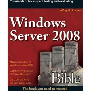Wiley - Windows Server 2008 Bible - Manuel - Publicité Wiley - Windows Server 2008 Bible - Manuel - Publicité