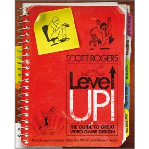 Wiley Level Up! Scott Rogers - Livre de conception de jeux vidéo - Publicité Wiley Level Up! Scott Rogers - Livre de conception de jeux vidéo - Publicité