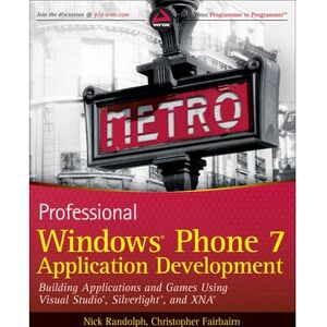 Wiley - Professional Windows Phone 7 App Development - Book - Publicité Wiley - Professional Windows Phone 7 App Development - Book - Publicité