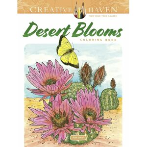 Livre de coloriage Creative Haven Desert Blooms Ruth Soffer - Science, Nature, Fleurs - Publicité Livre de coloriage Creative Haven Desert Blooms Ruth Soffer - Science, Nature, Fleurs - Publicité