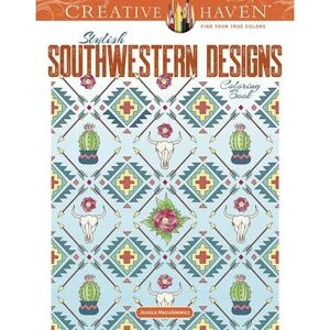 Dover Publications Creative Haven Stylish Southwestern Designs Coloring Book - Coloring Book Dover Publications Creative Haven Stylish Southwestern Designs Coloring Book - Coloring Book