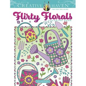 Creative Haven Flirty Florals Coloring Book - Coloring Book Creative Haven Flirty Florals Coloring Book - Coloring Book