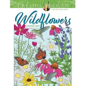 Dover Publications Creative Haven Livre de Coloriage de Fleurs Sauvages - Livre de Coloriage - Publicité Dover Publications Creative Haven Livre de Coloriage de Fleurs Sauvages - Livre de Coloriage - Publicité