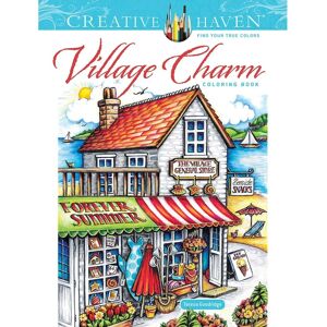 Dover Publications Creative Haven Village Charm Coloring Book - Relaxing Village Scenes Dover Publications Creative Haven Village Charm Coloring Book - Relaxing Village Scenes
