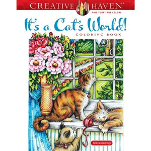 Dover Publications Creative Haven It's a Cat's World! Coloring Book - Coloring Book Dover Publications Creative Haven It's a Cat's World! Coloring Book - Coloring Book