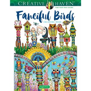 Dover Publications Creative Haven Livre de Coloration Oiseaux Fantaisistes - Livre de Colorier - Publicité Dover Publications Creative Haven Livre de Coloration Oiseaux Fantaisistes - Livre de Colorier - Publicité
