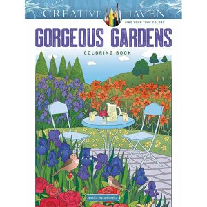 Dover Publications Creative Haven Jardins Magnifiques Livre de Colorier - 64 pages - Publicité Dover Publications Creative Haven Jardins Magnifiques Livre de Colorier - 64 pages - Publicité