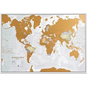 Maps International Ltd Scratch The World Geographical Map - Map Maps International Ltd Scratch The World Geographical Map - Map